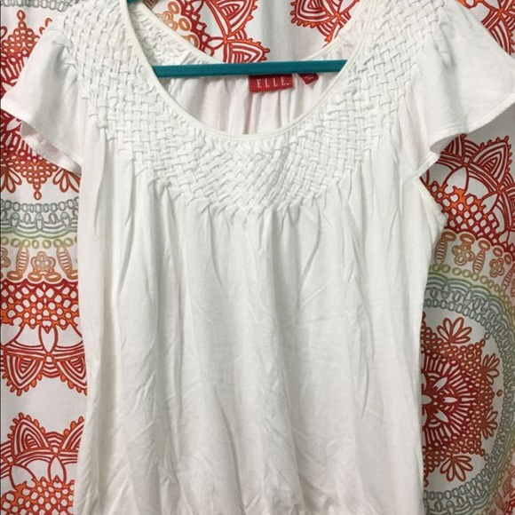 ELLE braided neckline Blouse - Picture 2 of 4